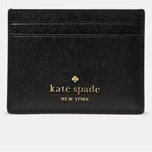 NWT Kate Spade Small Wallet Black Card Holder